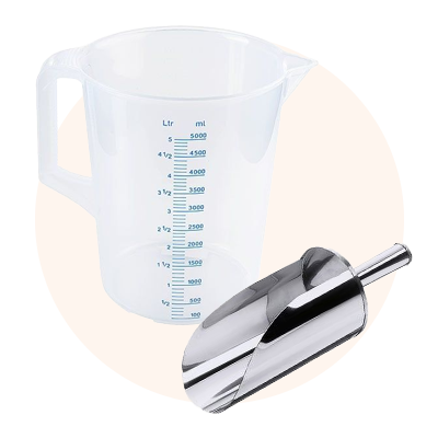 
Messbecher &amp; Schaufeln