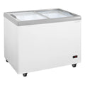 Eiscreme-Gefriertruhe 284 Liter mit LED-Beleuchtung und Rollen