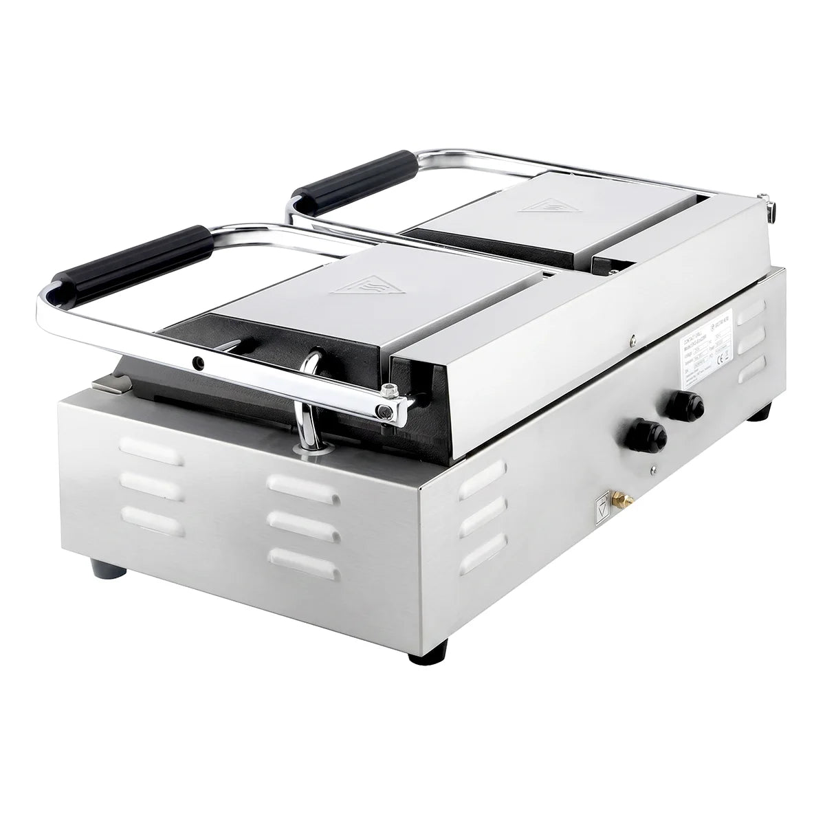 Elektro-Kontaktgrill ECO 2 x 1,8 kW, gerillt
