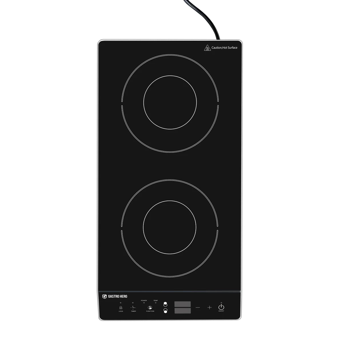 Doppel-Induktionskochfeld ECO - Vertikal - 1,8 kW & 1,7 kW