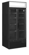 Tefcold Display-Kühlschrank FSC891H Black