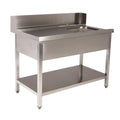 Zulauftisch PROFI 1200 x 700 Links für HSM ECO, PROFI & HYPRO