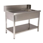 Zulauftisch PROFI 1200 x 700 Links für HSM ECO, PROFI & HYPRO