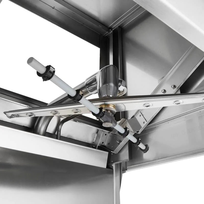 Haubenspülmaschine ECO 54 S 50x50 cm Korbmaß, mit Reiniger- & Klarspüldosierer, Made in Europe, 400 Volt