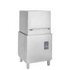 Haubenspülmaschine ECO 54 SLE 50x50 cm Korbmaß, mit Reiniger- & Klarspüldosierer, mit Ablaufpumpe & Enthärter, Made in Europe, 400 Volt