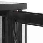 Barkühlschrank ECO 130 schwarz, LED Beleuchtung, unterbaubar