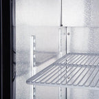 Barkühlschrank ECO 130 schwarz, LED Beleuchtung, unterbaubar
