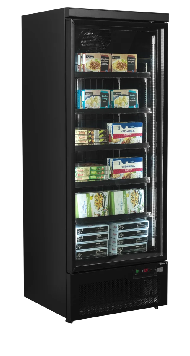 Tefcold Displaygefrierschrank Atom Maxi F1DBB, schwarz