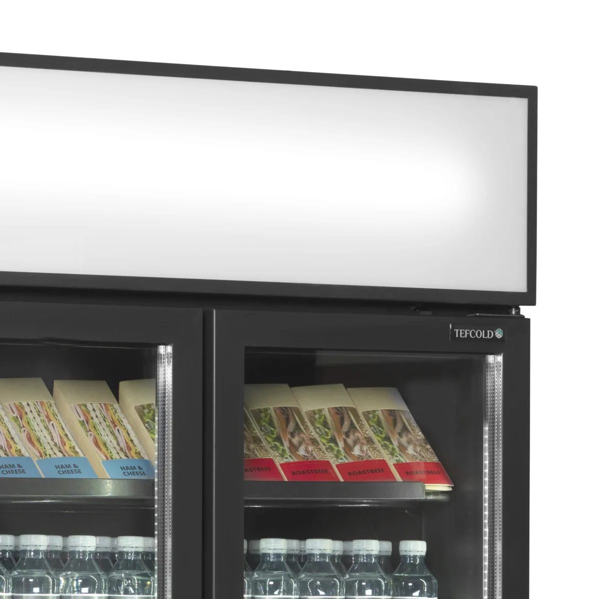 Tefcold Display-Kühlschrank FSC891H Black