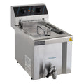 Elektro-Fritteuse Profi 12 Liter mit Ablasshahn, 400 V