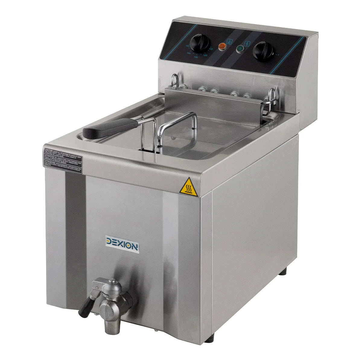 Elektro-Fritteuse Profi 12 Liter mit Ablasshahn, 400 V