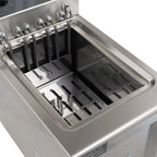 Elektro-Fritteuse Profi 12 Liter mit Ablasshahn, 400 V