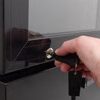 Getränkekühlschrank GKS-160 Slim, 160 Liter Kühlraumvolumen, Innenbeleuchtung, schwarz