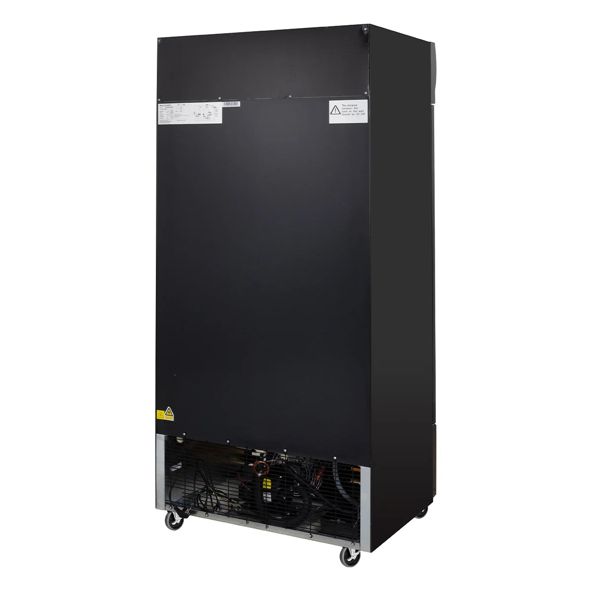 Getränkekühlschrank ECO 630 mit Leuchtaufsatz und Klapptüren