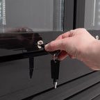 Getränkekühlschrank ECO 630 mit Leuchtaufsatz und Klapptüren