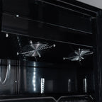 Getränkekühlschrank ECO 630 mit Leuchtaufsatz und Schiebetüren