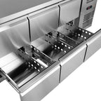 Kühltisch ECO 0/6 mit Aufkantung - GN 1/1
