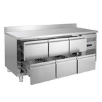 Kühltisch ECO 0/6 mit Aufkantung - GN 1/1