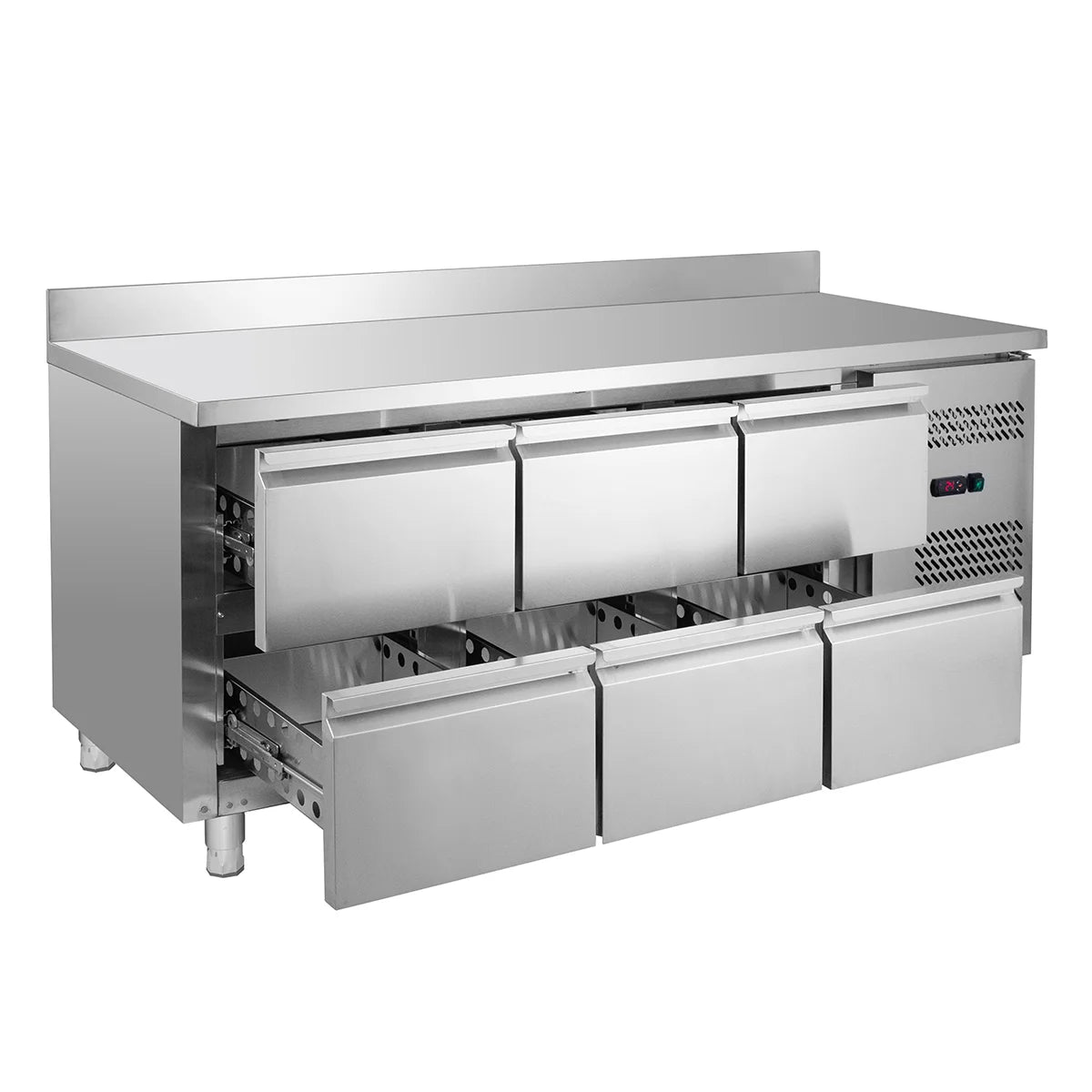 Kühltisch ECO 0/6 mit Aufkantung - GN 1/1