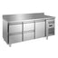 Kühltisch ECO 1/4 mit Aufkantung - GN 1/1