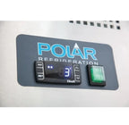 Polar U-Series Pizzatisch 3 Türen mit Granitplatte 643 Liter auf Rollen