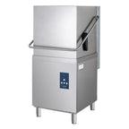Haubenspülmaschine ECO 54 S 50x50 cm Korbmaß, mit Reiniger- & Klarspüldosierer, Made in Europe, 400 Volt