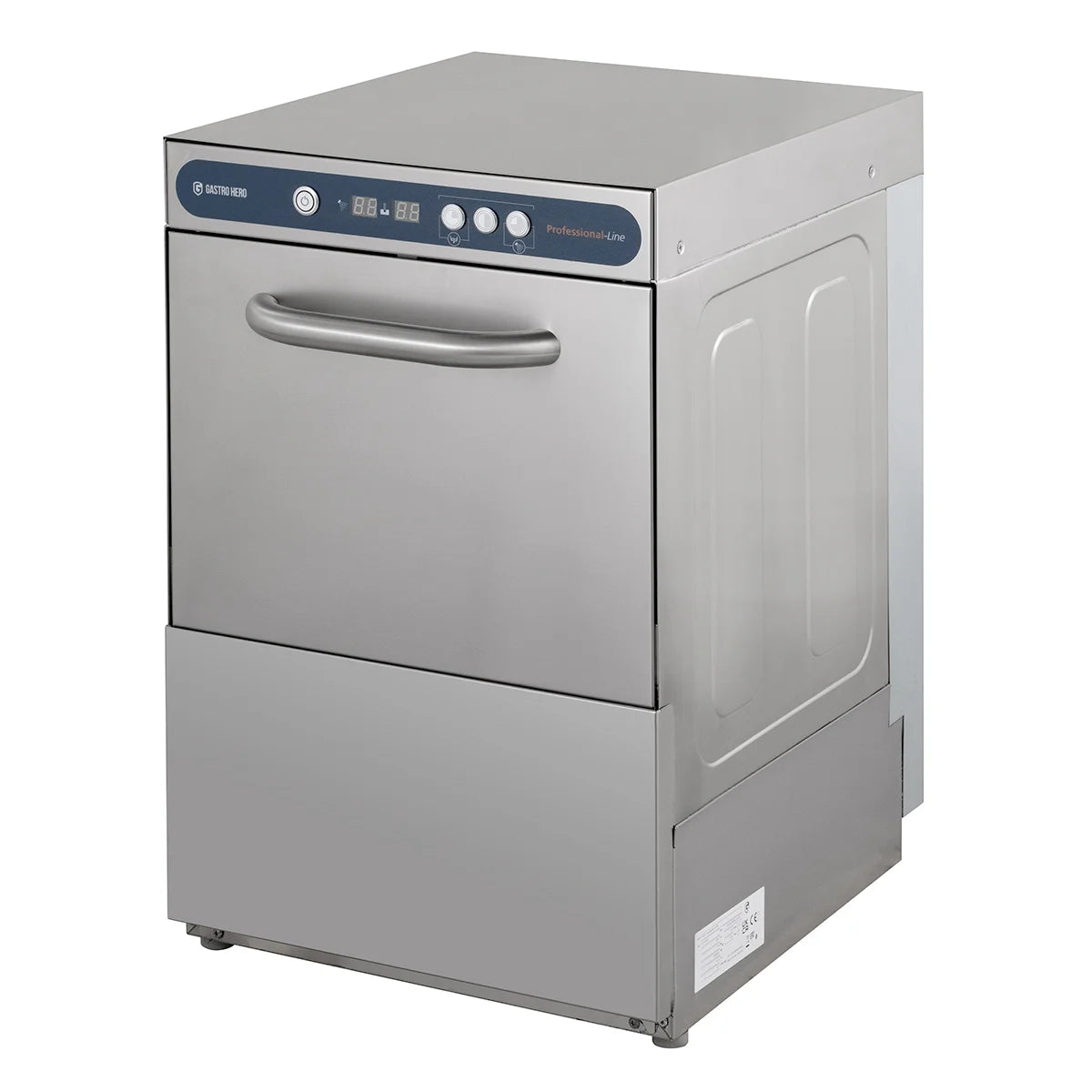 Gläserspülmaschine PROFI Digital 40 SL 40x40 cm Korbmaß, mit Reiniger- & Klarspüldosierer, mit Ablaufpumpe, Made in Europe, 230 Volt