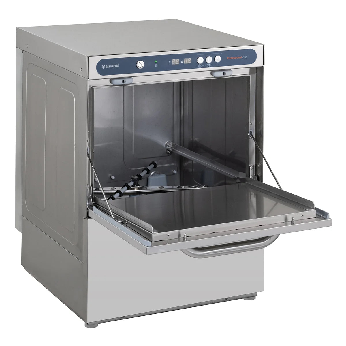 Geschirrspülmaschine PROFI Digital 50 SL 50x50 cm Korbmaß, mit Reiniger- & Klarspüldosierer, mit Ablaufpumpe, Made in Europe, 230 Volt