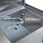 Haubenspülmaschine PROFI Digital 54 SL 50x50 cm Korbmaß, mit Reiniger- & Klarspüldosierer, mit Ablaufpumpe, Made in Europe, 400 Volt
