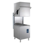 Haubenspülmaschine PROFI Digital 54 SL 50x50 cm Korbmaß, mit Reiniger- & Klarspüldosierer, mit Ablaufpumpe, Made in Europe, 400 Volt