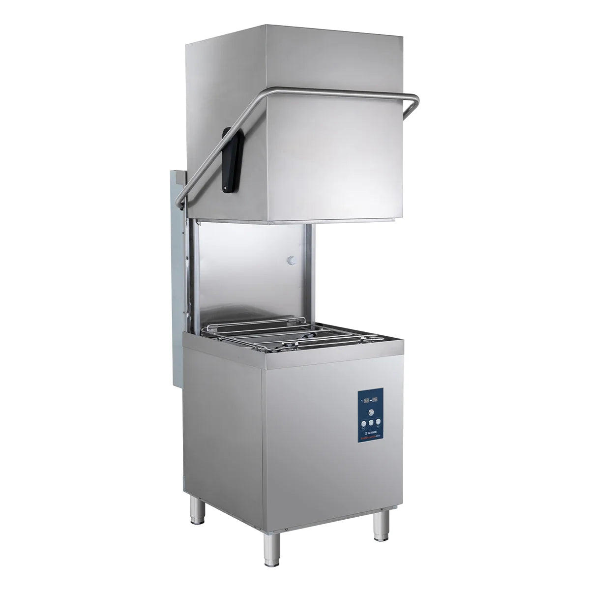 Haubenspülmaschine PROFI Digital 54 SLE 50x50 cm Korbmaß, mit Reiniger- & Klarspüldosierer, mit Ablaufpumpe & Enthärter, Made in Europe, 400 Volt