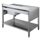 Spültisch ECO 12x7 mit 1 Becken rechts