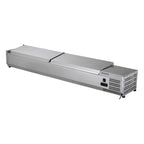 Edelstahl-Kühlaufsatz ECO 9 x GN 1/4