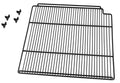 Ein rechtes Rost und vier Clips für GKS-1000KT/GKS-1500KT (schwarz)