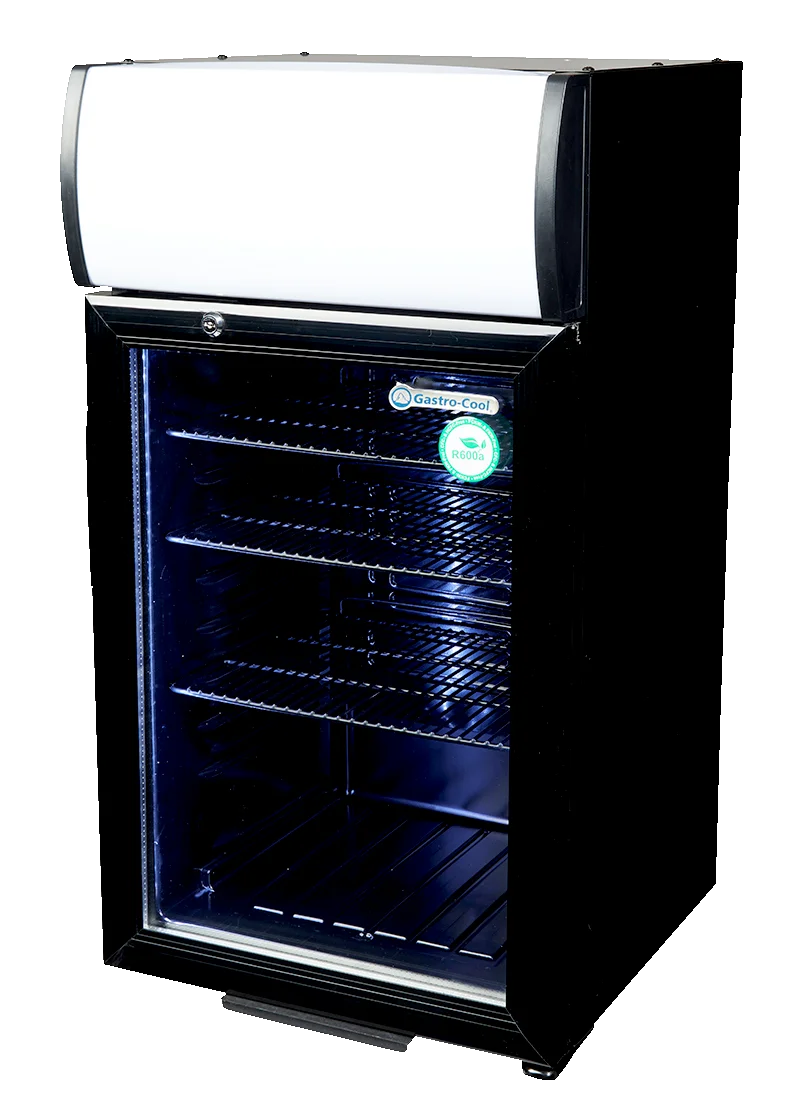 Gastro-Cool DC50 Getränkekühlschrank 52 Liter mit Leuchtaufsatz