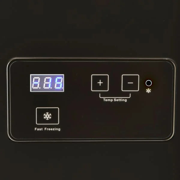 Gastro-Cool FC100 Gefrier-Kühltruhe 110 Liter mit Glasdeckel, LED Beleuchtung