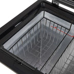 Gastro-Cool FC100 Gefrier-Kühltruhe 110 Liter mit Glasdeckel, LED Beleuchtung