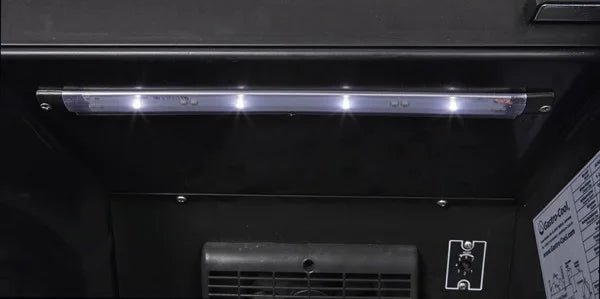 Gastro-Cool GD175 Getränkekühlschrank Retro Slim 212 Liter Eco Star, LED Beleuchtung, schwarz