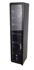 Gastro-Cool GD175 Getränkekühlschrank Retro Slim 212 Liter Eco Star, LED Beleuchtung, schwarz