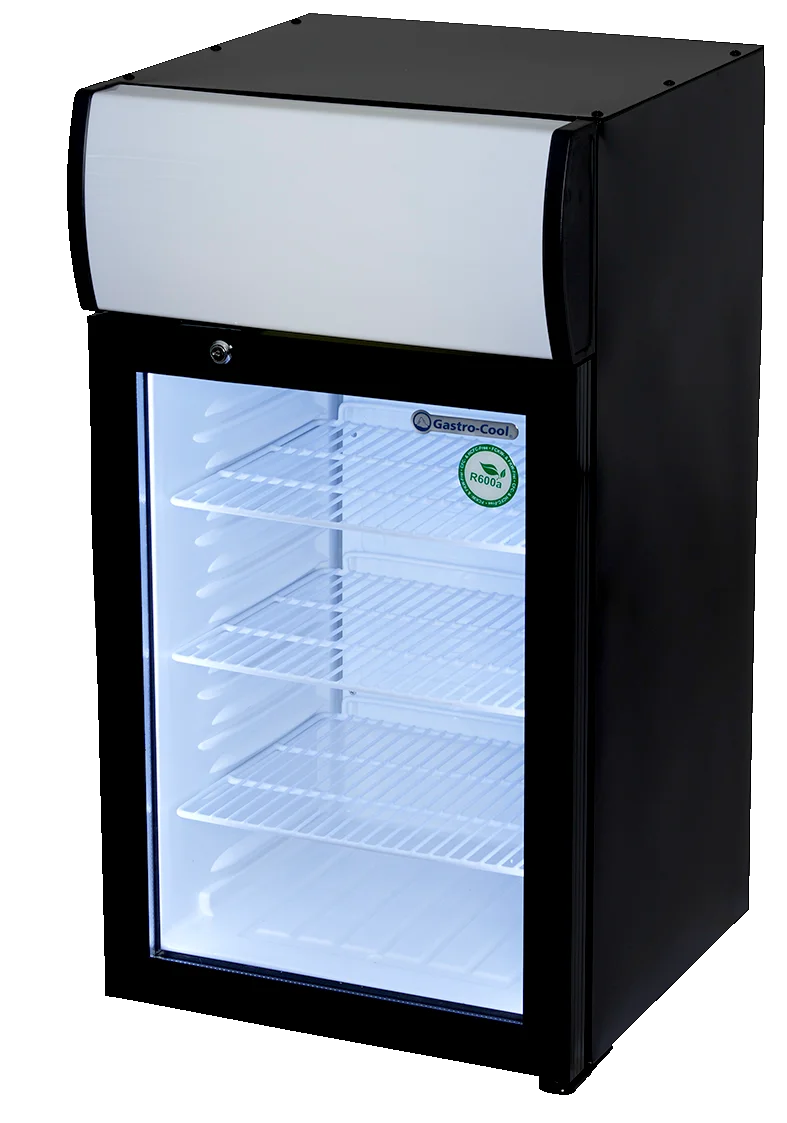 Gastro-Cool DC50 Getränkekühlschrank 52 Liter mit Leuchtaufsatz