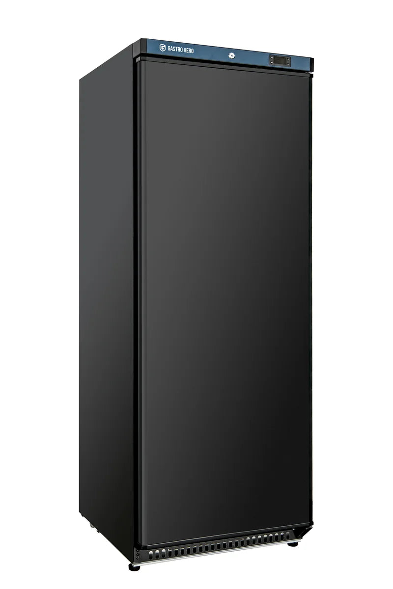 Lagertiefkühlschrank ECO 600, Innenraum aus Kunststoff, schwarz