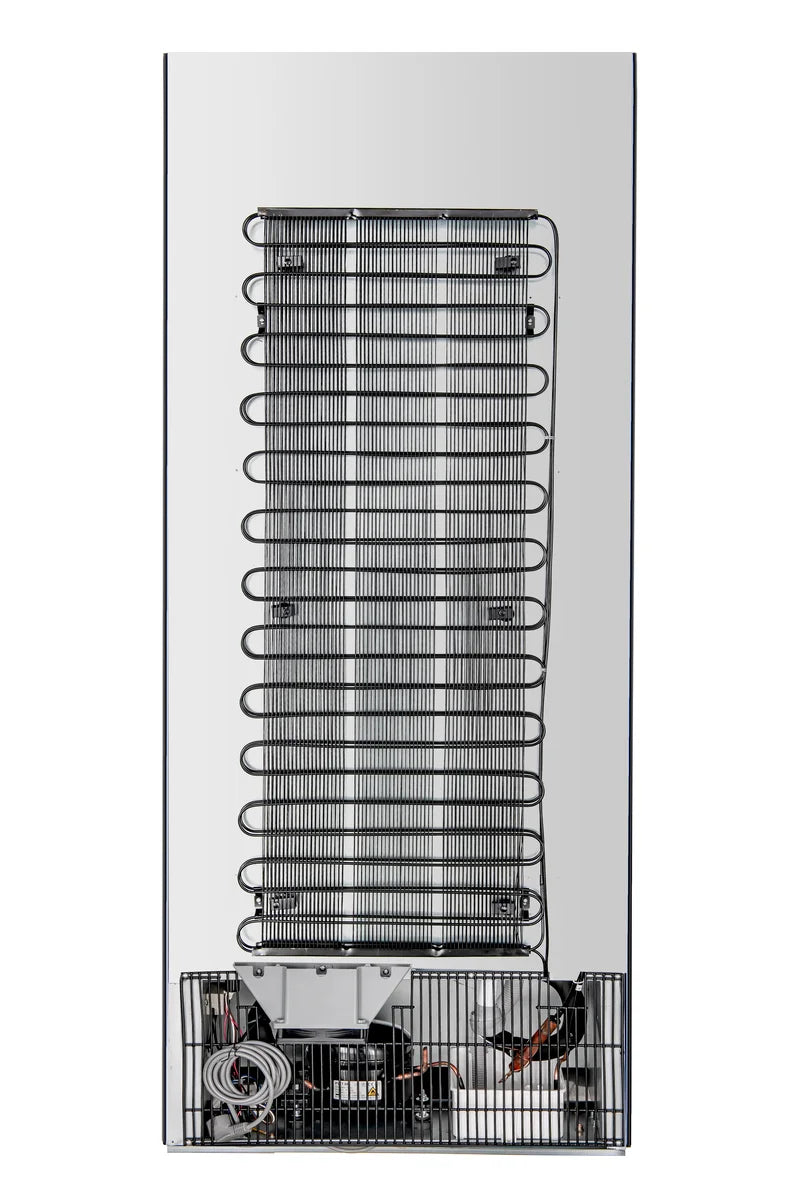 Lagertiefkühlschrank ECO 600, Innenraum aus Kunststoff, schwarz