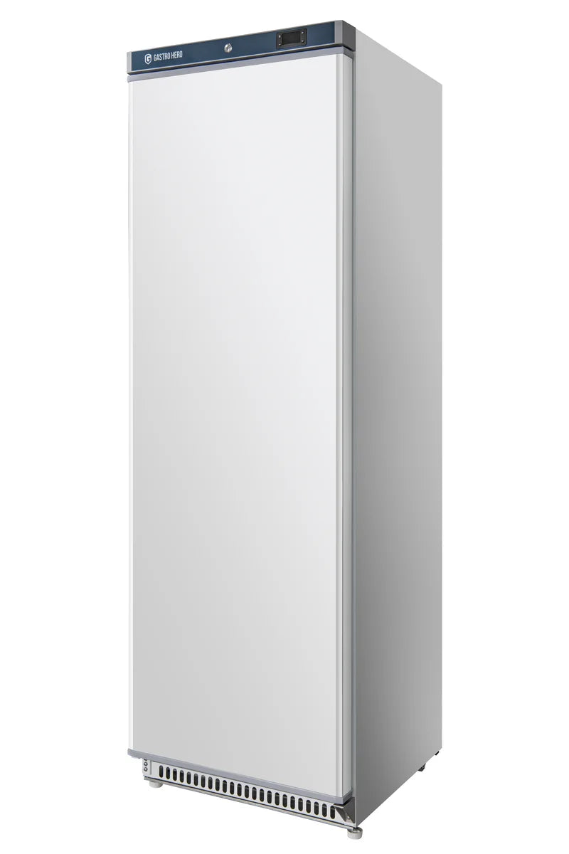 Lagertiefkühlschrank ECO 400, Innenraum aus Kunststoff, weiß