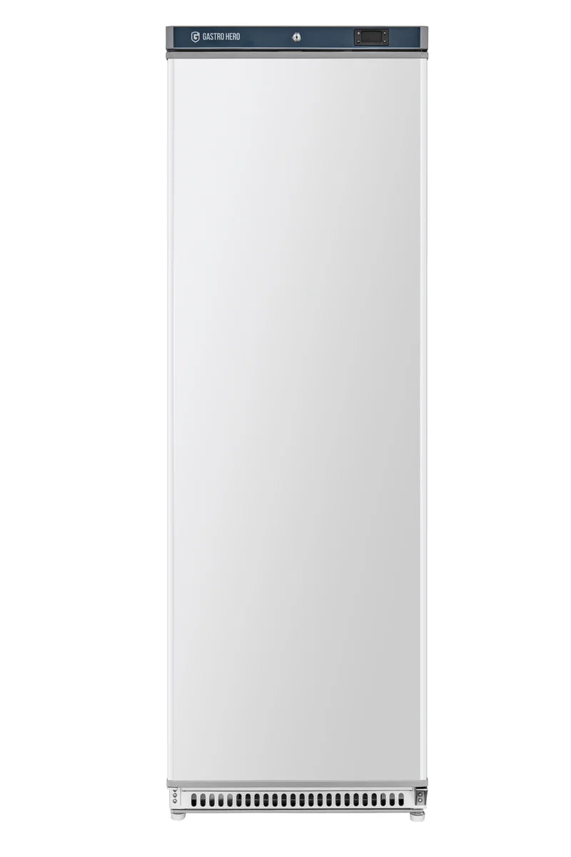 Lagertiefkühlschrank ECO 400, Innenraum aus Kunststoff, weiß