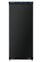 Lagerkühlschrank ECO 600, Innenraum aus Kunststoff, schwarz