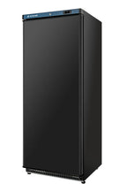 Lagerkühlschrank ECO 600, Innenraum aus Kunststoff, schwarz
