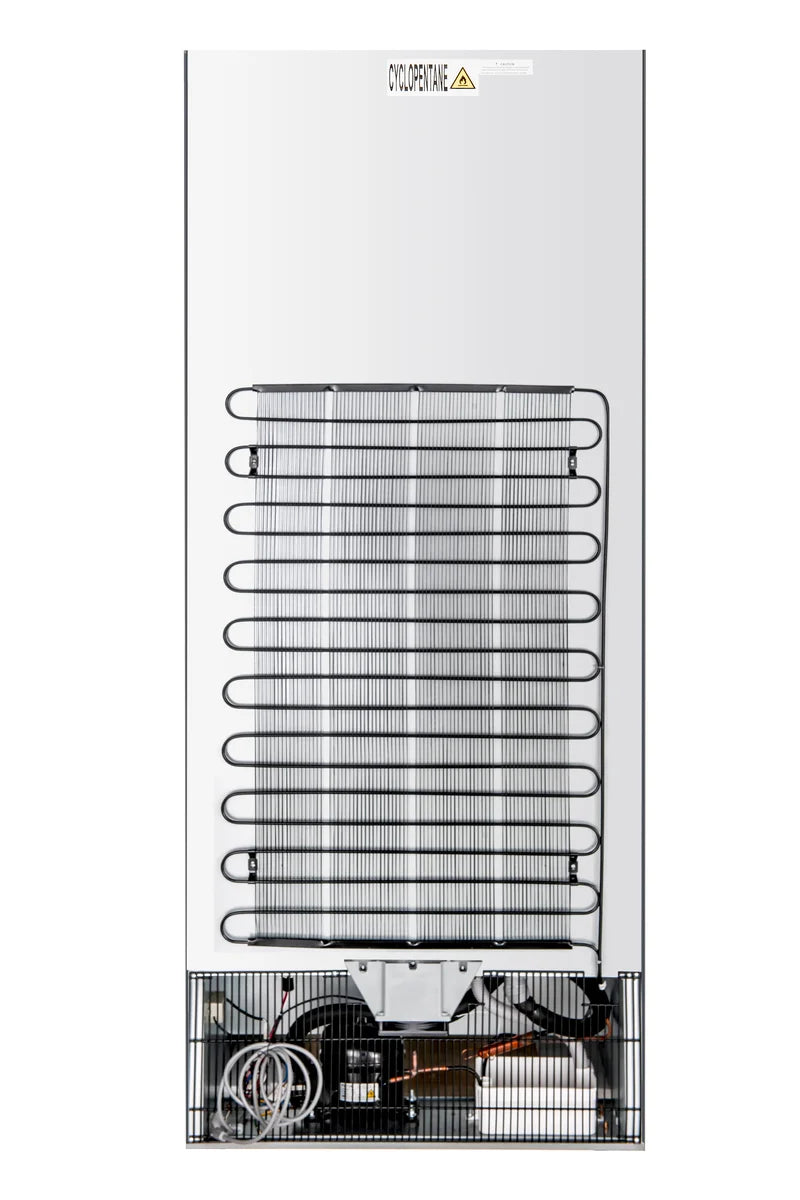 Lagerkühlschrank ECO 600, Innenraum aus Kunststoff, schwarz