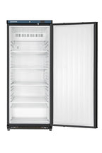 Lagerkühlschrank ECO 600, Innenraum aus Kunststoff, schwarz