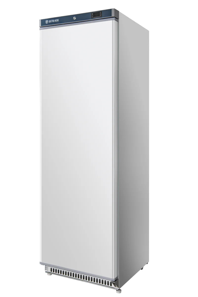Lagerkühlschrank ECO 400, Innenraum aus Kunststoff, weiß