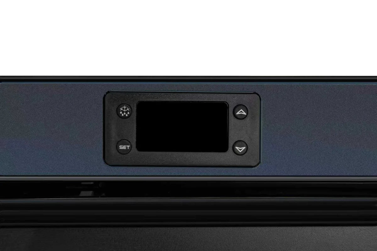 Lagerkühlschrank ECO 200, Innenraum aus Kunststoff, schwarz
